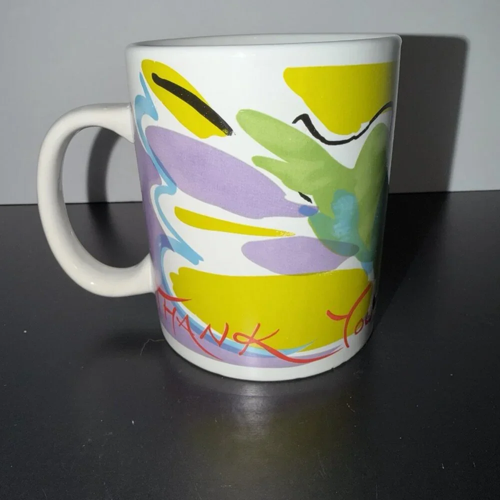 Gibson Thank You Appreciation Flowers Coffee Tea‎ Gift Large Mug